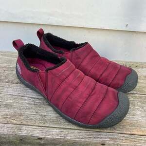 Keen Howser II Outdoors Slipper fleece lined Andorra cranberry 1026851 Size 10